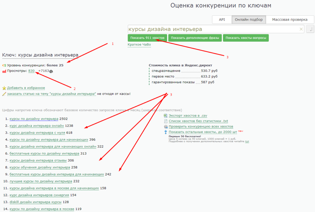 Подбираем ниши для сайта онлайн-курсов