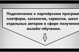 Подключение к партнеркам обучения начинающих вебмастеров
